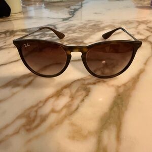 Ray-Ban Erika Brown Sunglasses with Gradient Lenses